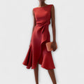 Midi Dress | Pleated Midi Dress-Women Dress-Pick NewYork