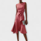 Midi Dress | Pleated Midi Dress-Women Dress-Pick NewYork