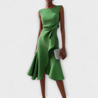 Midi Dress | Pleated Midi Dress-Women Dress-Pick NewYork