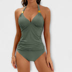 Two Piece Swimsuit | Halter Neck Swimsuit-Women Swimsuit-Pick NewYork