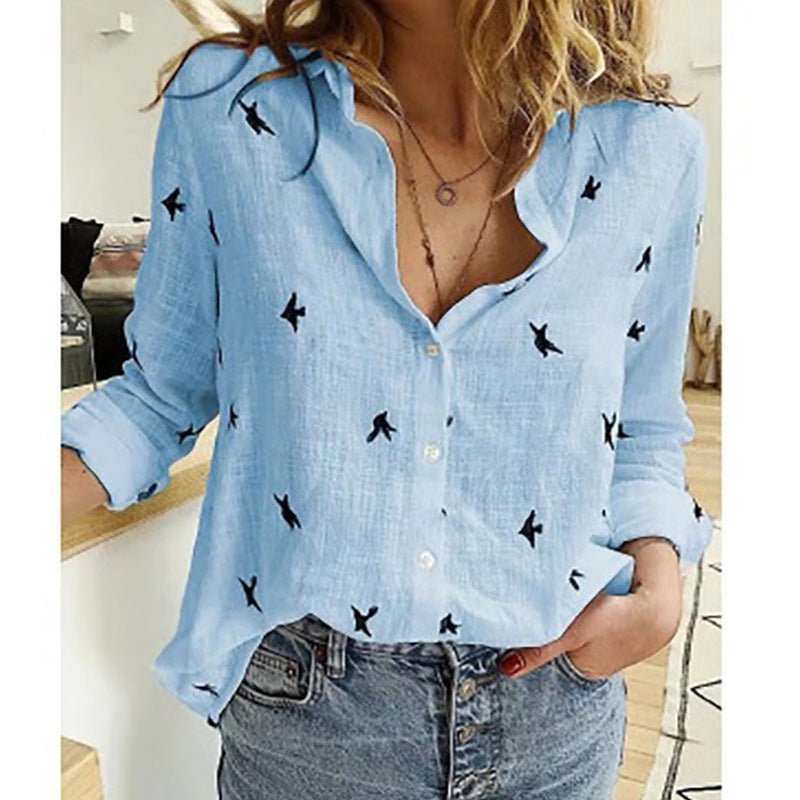 Women Blouse | Long Sleeve Summer Shirt-Women Blouse-Pick NewYork