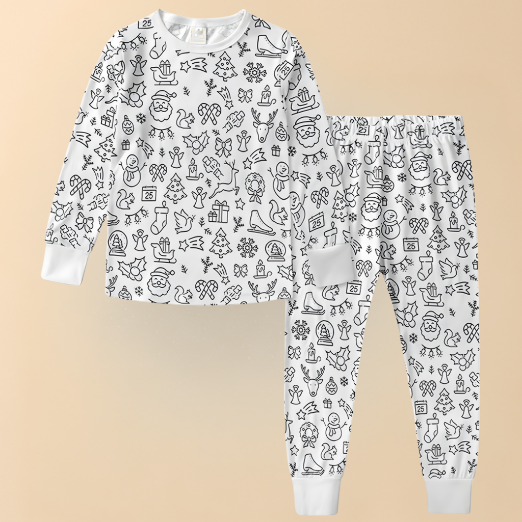 Kids Christmas Pajamas | Printed Toddler Pajama Sets-Kids Pajama-Pick NewYork