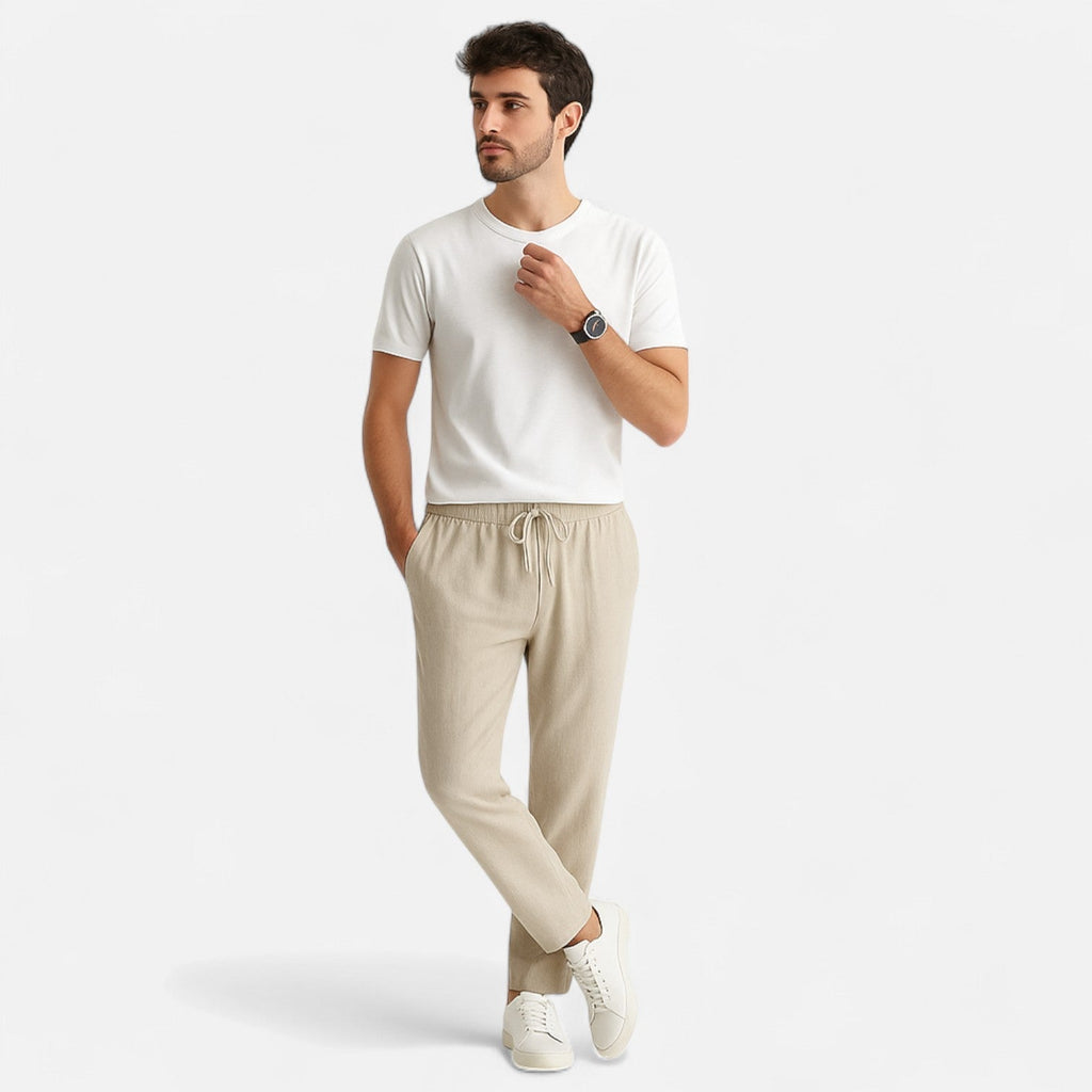 Mason | Relaxed Wide Leg Men Pants-Men Pants-Pick NewYork