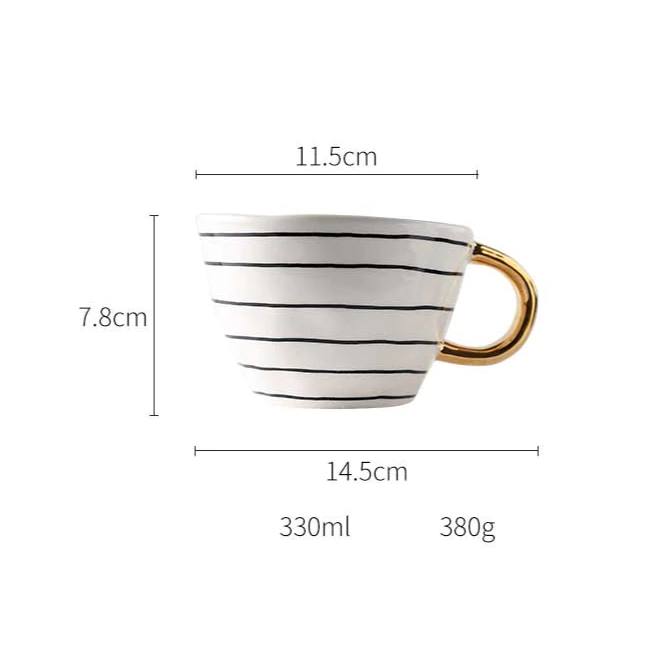 Tea Cup | Patterned Coffee Mug-Mug-Pick NewYork