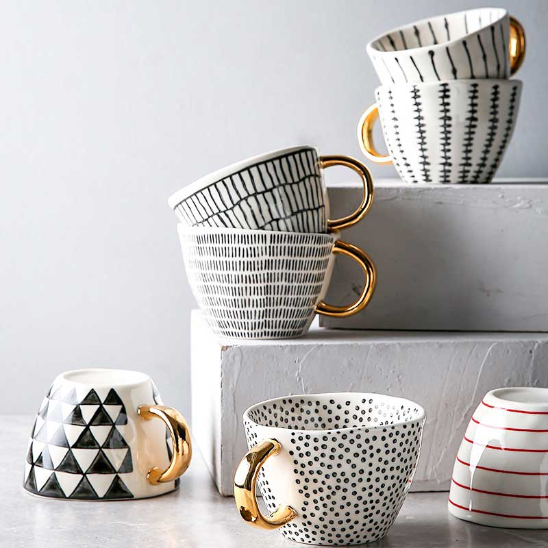 Tea Cup | Patterned Coffee Mug-Mug-Pick NewYork