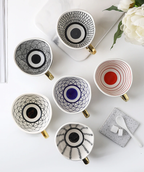 Tea Cup | Patterned Coffee Mug-Mug-Pick NewYork