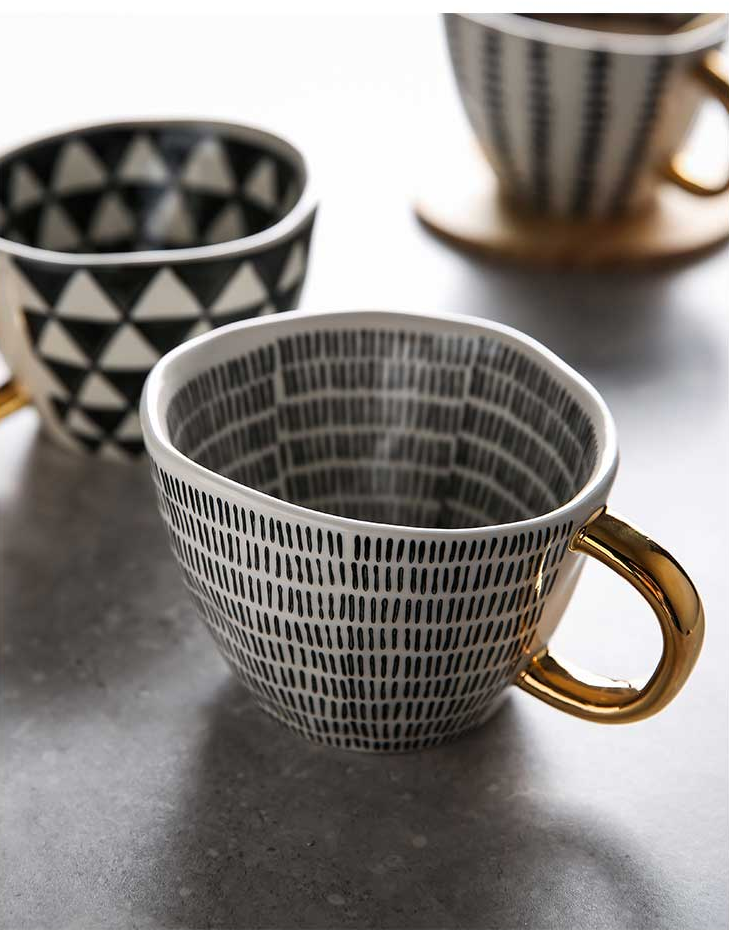 Tea Cup | Patterned Coffee Mug-Mug-Pick NewYork