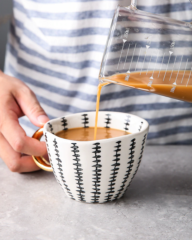 Tea Cup | Patterned Coffee Mug-Mug-Pick NewYork