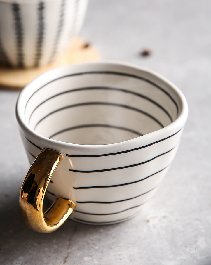 Tea Cup | Patterned Coffee Mug-Mug-Pick NewYork