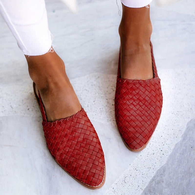 Luna | Pointed Toe Slingback Flats-Women Shoes-Pick NewYork