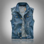 Ryder | Vintage Men’s Biker Vest-Men Vest-Pick NewYork