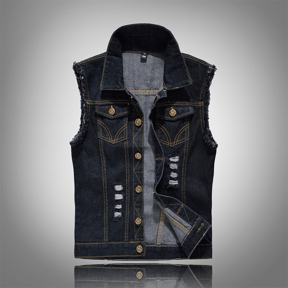 Ryder | Vintage Men’s Biker Vest-Men Vest-Pick NewYork