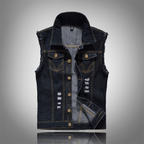 Ryder | Vintage Men’s Biker Vest-Men Vest-Pick NewYork