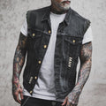 Ryder | Vintage Men’s Biker Vest-Men Vest-Pick NewYork
