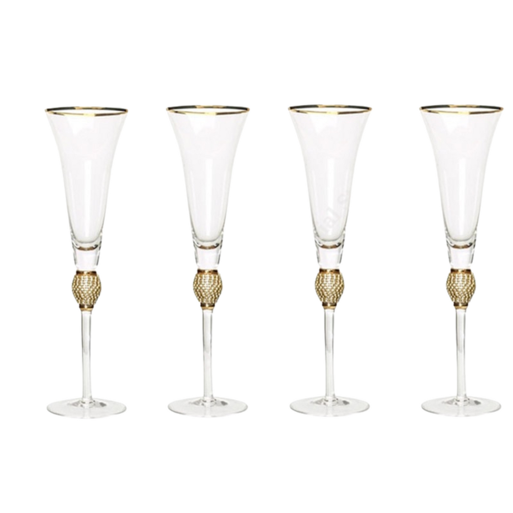 Champagne Glass | Elegant Champagne Flutes Set-Glass-Pick NewYork