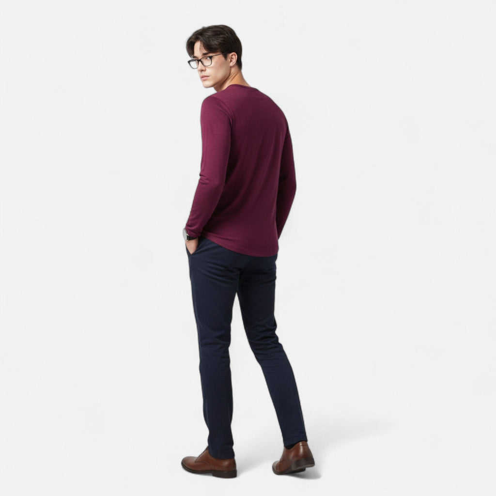 Blake | Modern Men’s Long Sleeve Shirt-Men Long Sleeve-Pick NewYork
