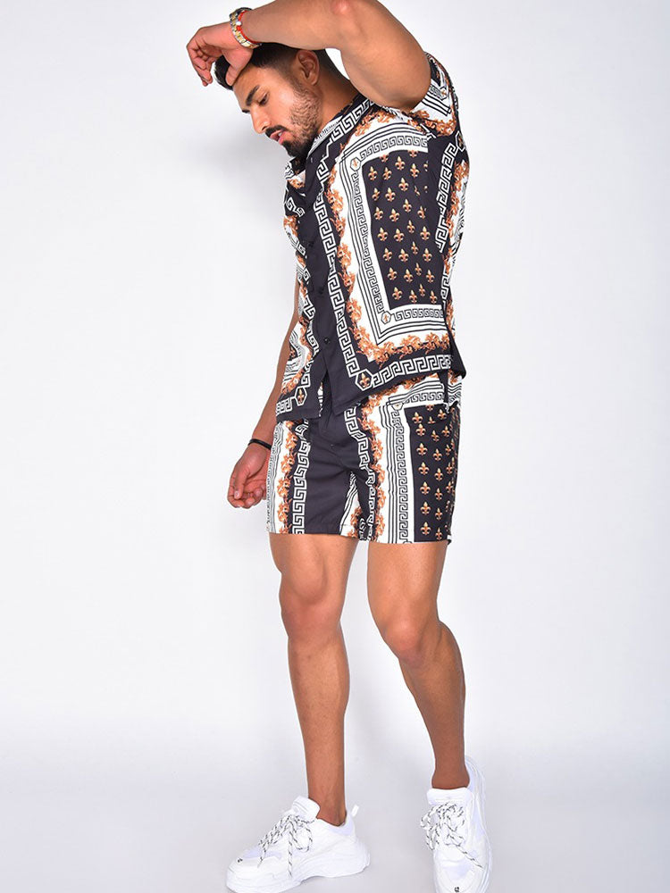 Mens Two Piece Sets | Shorts And Shirt Set-Men Set-Pick NewYork