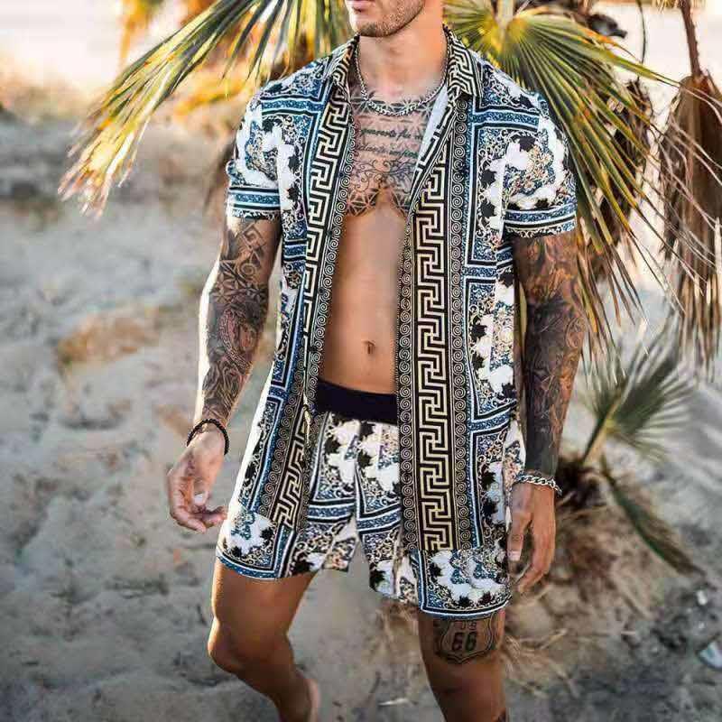 Mens Two Piece Sets | Shorts And Shirt Set-Men Set-Pick NewYork