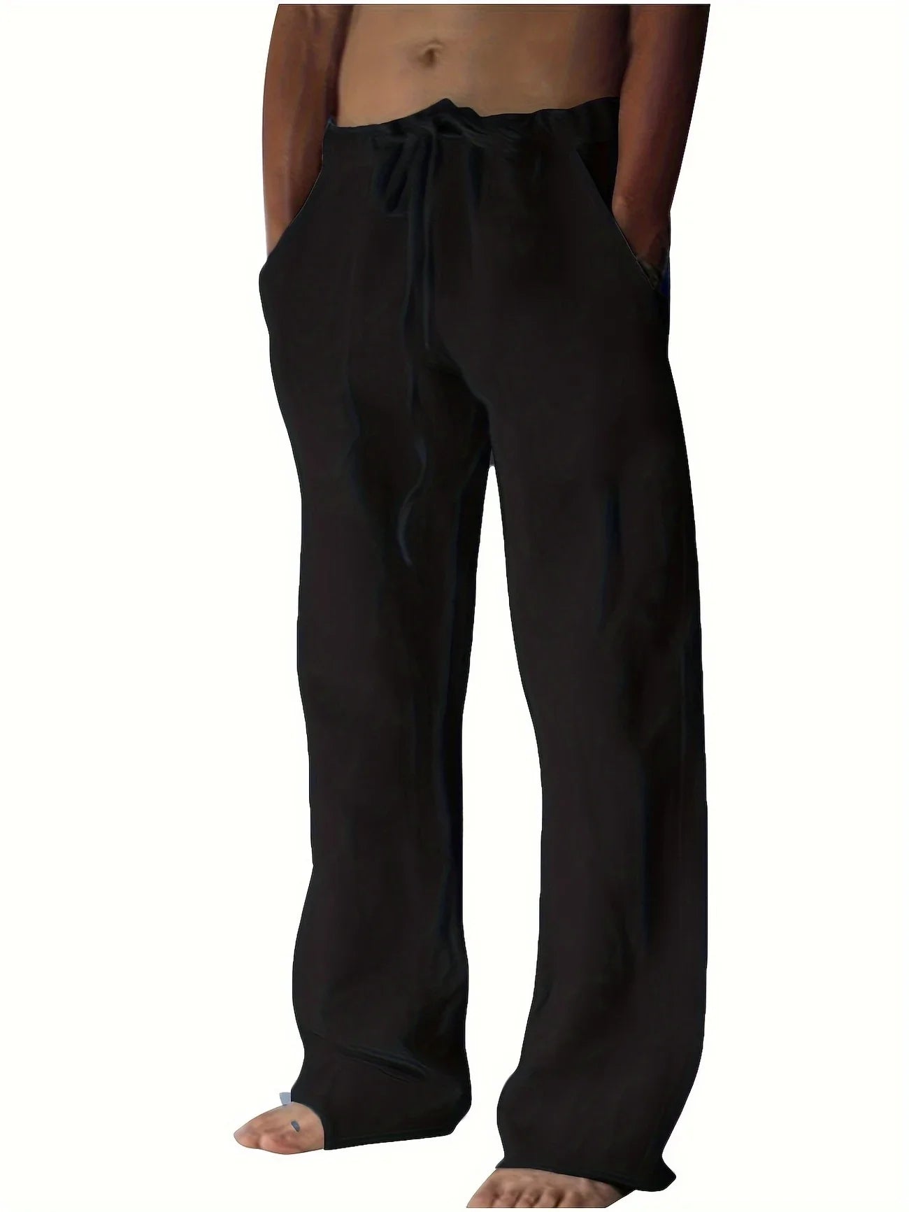 Luca | Relaxed Men’s Beach Trousers-Men Pants-Pick NewYork
