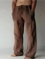 Luca | Relaxed Men’s Beach Trousers-Men Pants-Pick NewYork