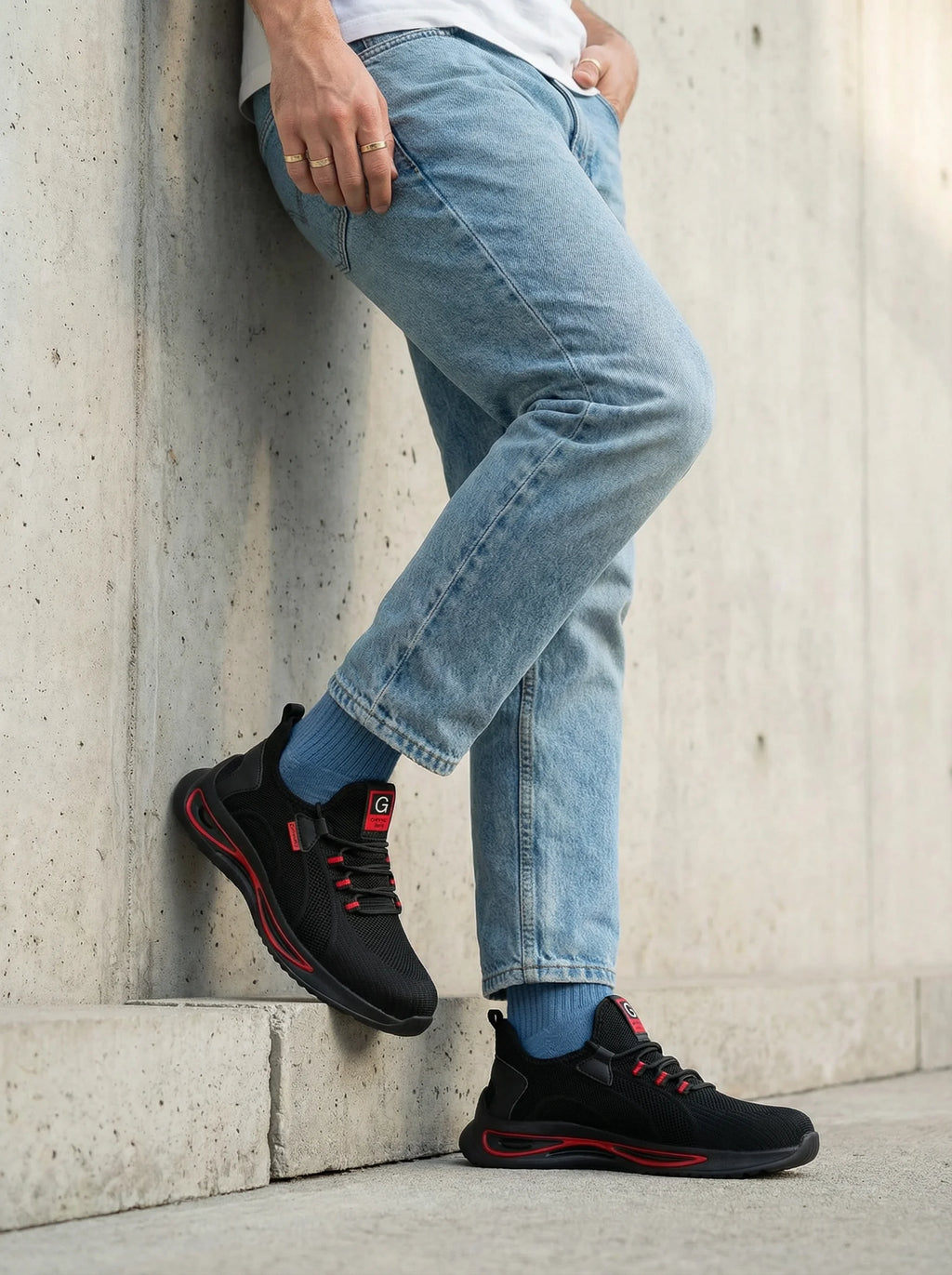 Men Comfortable Safety Work Shoes | Reinforced Sole Design-Men Shoes-Pick NewYork