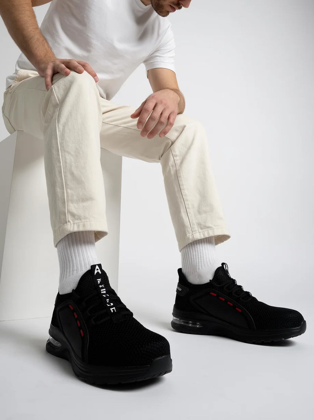 Men Work Shoes | Lace Up Support Design-Men Shoes-Pick NewYork