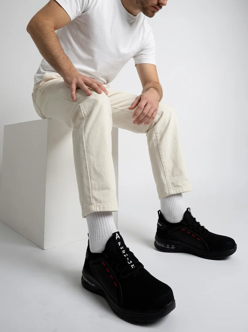Men Work Shoes | Lace Up Support Design-Men Shoes-Pick NewYork