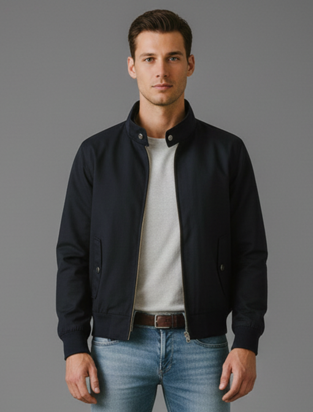 Men’s Bomber Jacket | Zip-Up Design With Stand Collar-Men Jacket-Pick NewYork