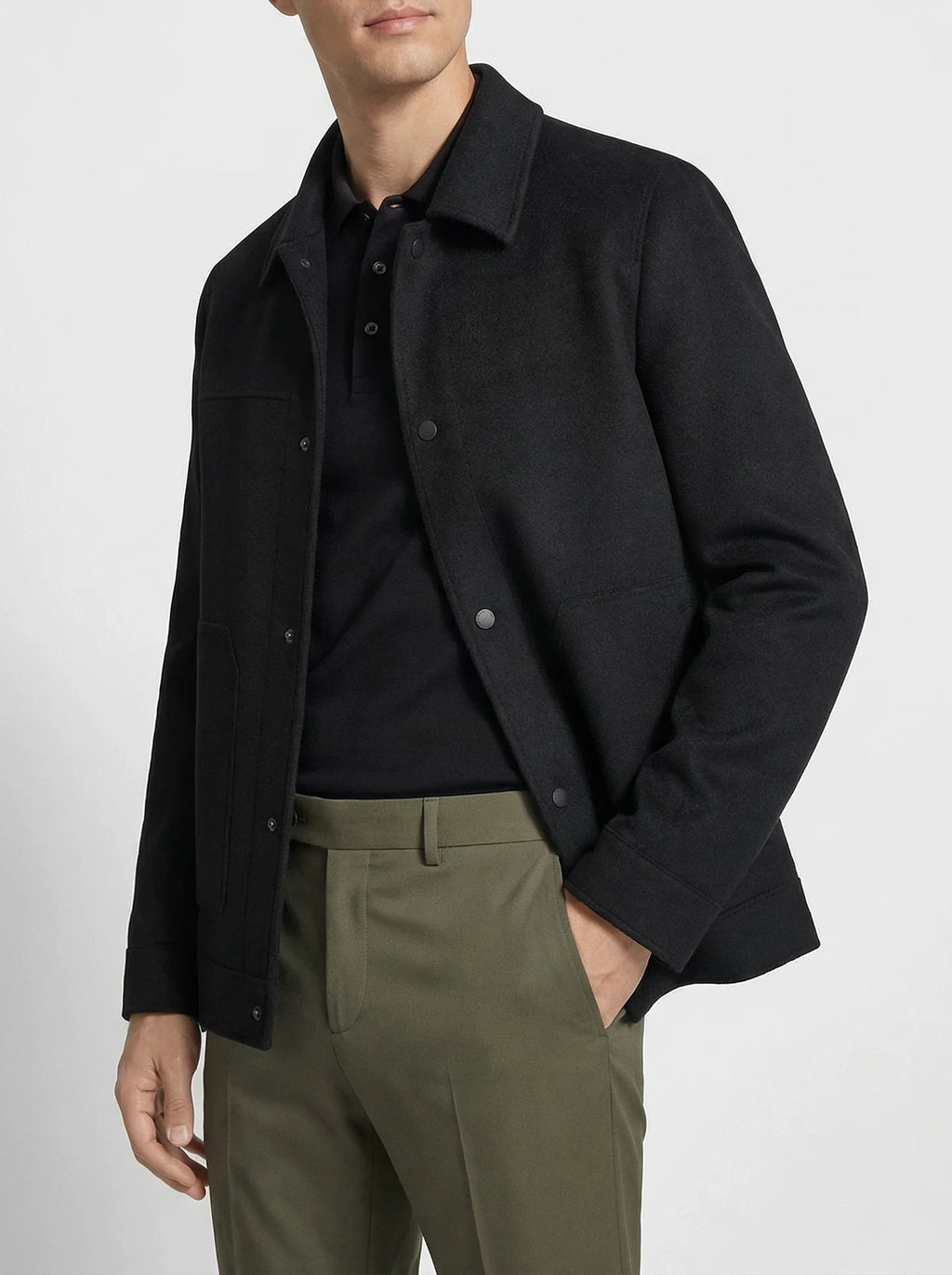 Men’s Coat | Modern Button Front-Men Coat-Pick NewYork
