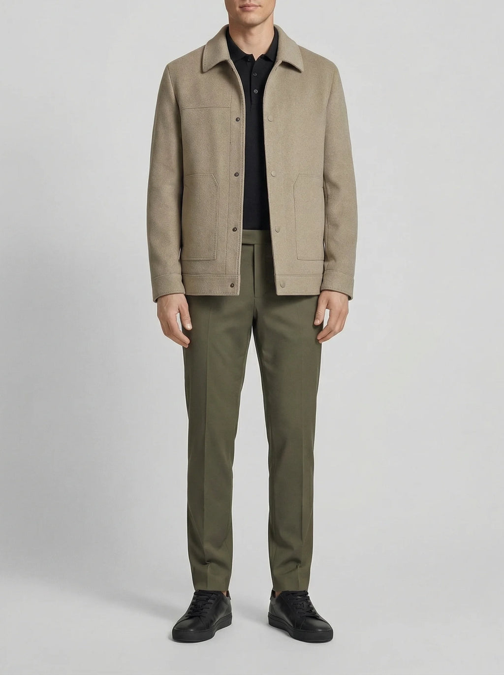 Men’s Coat | Modern Button Front-Men Coat-Pick NewYork