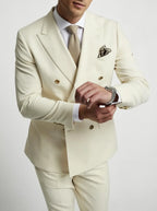 Men’s Suit | Double-Breasted Formal Tailored Style-Men Suit-Pick NewYork