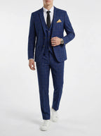 Men’s Suit | Tailored Check Pattern Formal Design-Men Suit-Pick NewYork