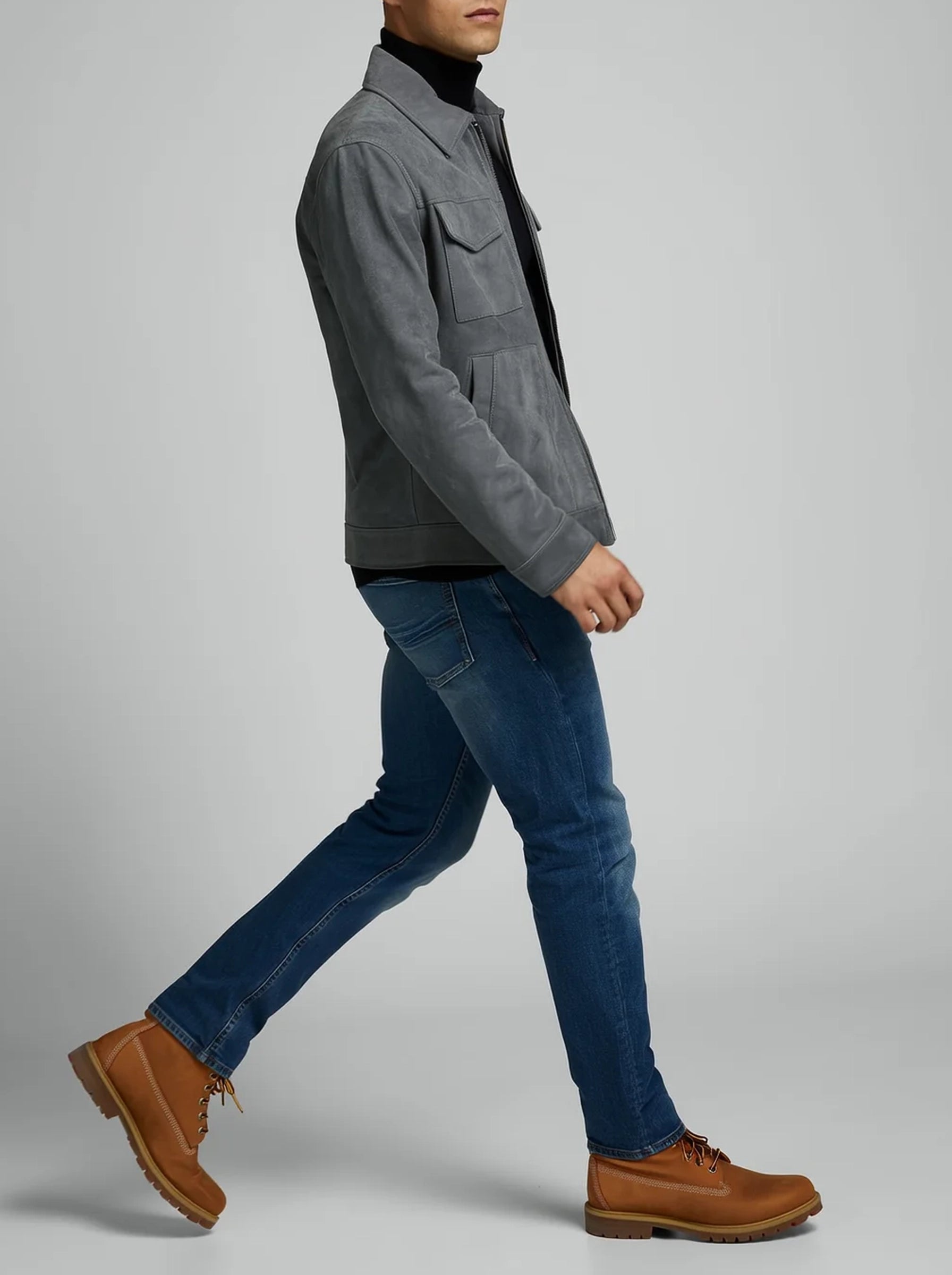 Men’s Zip-Up Jacket | Utility Style With Chest Pockets-Men Jacket-Pick NewYork