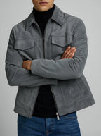Men’s Zip-Up Jacket | Utility Style With Chest Pockets-Men Jacket-Pick NewYork
