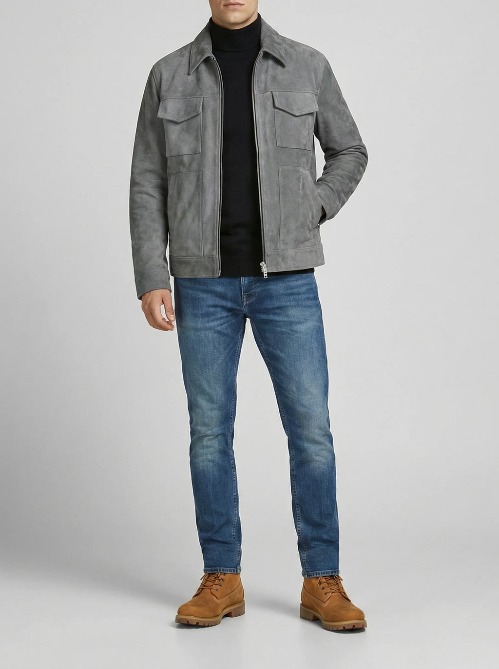 Men’s Zip-Up Jacket | Utility Style With Chest Pockets-Men Jacket-Pick NewYork