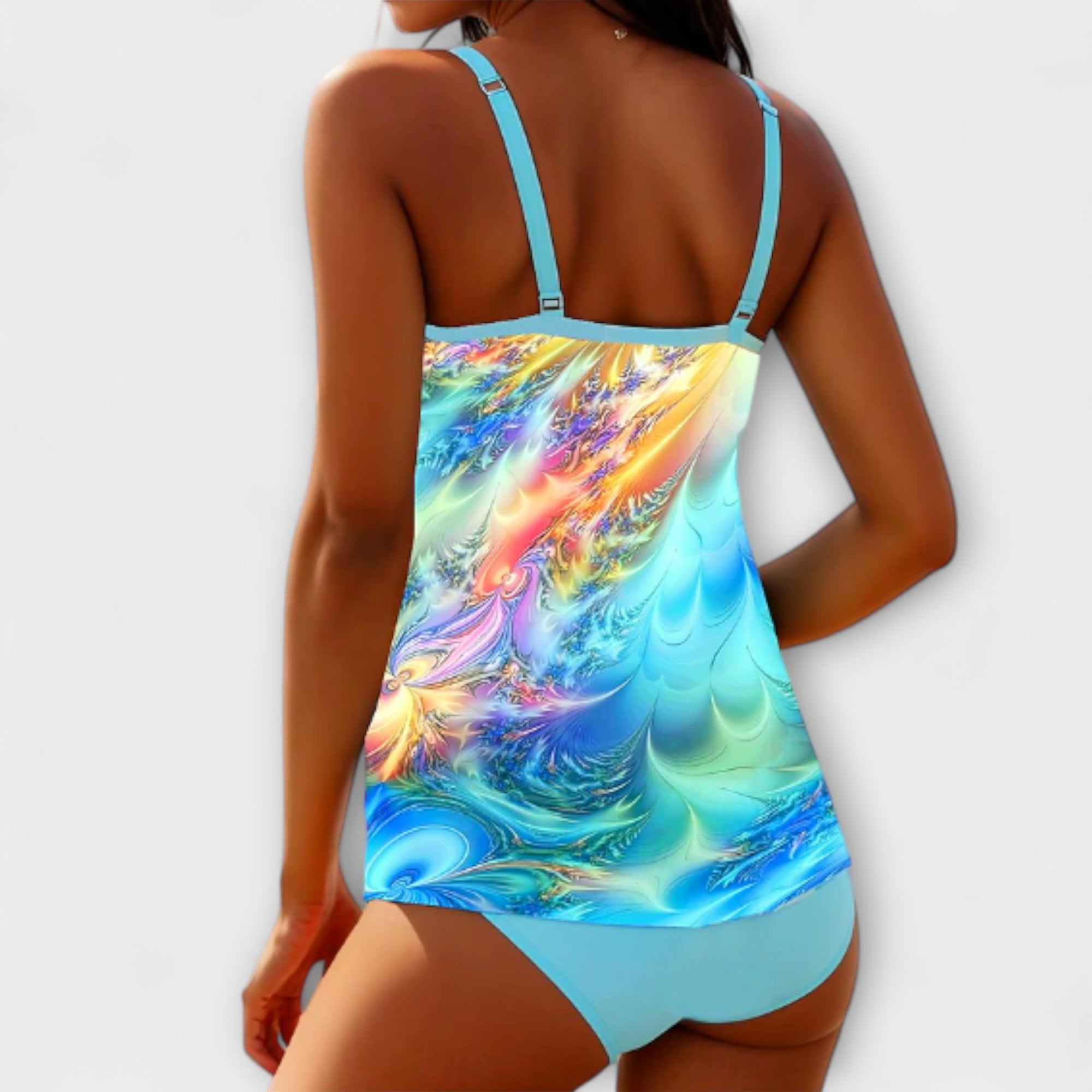 Hannika | Tankini Swimsuit | Two Piece Swimsuit-Women Swimsuit-Pick NewYork
