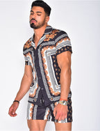 Mens Two Piece Sets | Shorts And Shirt Set-Men Set-Pick NewYork