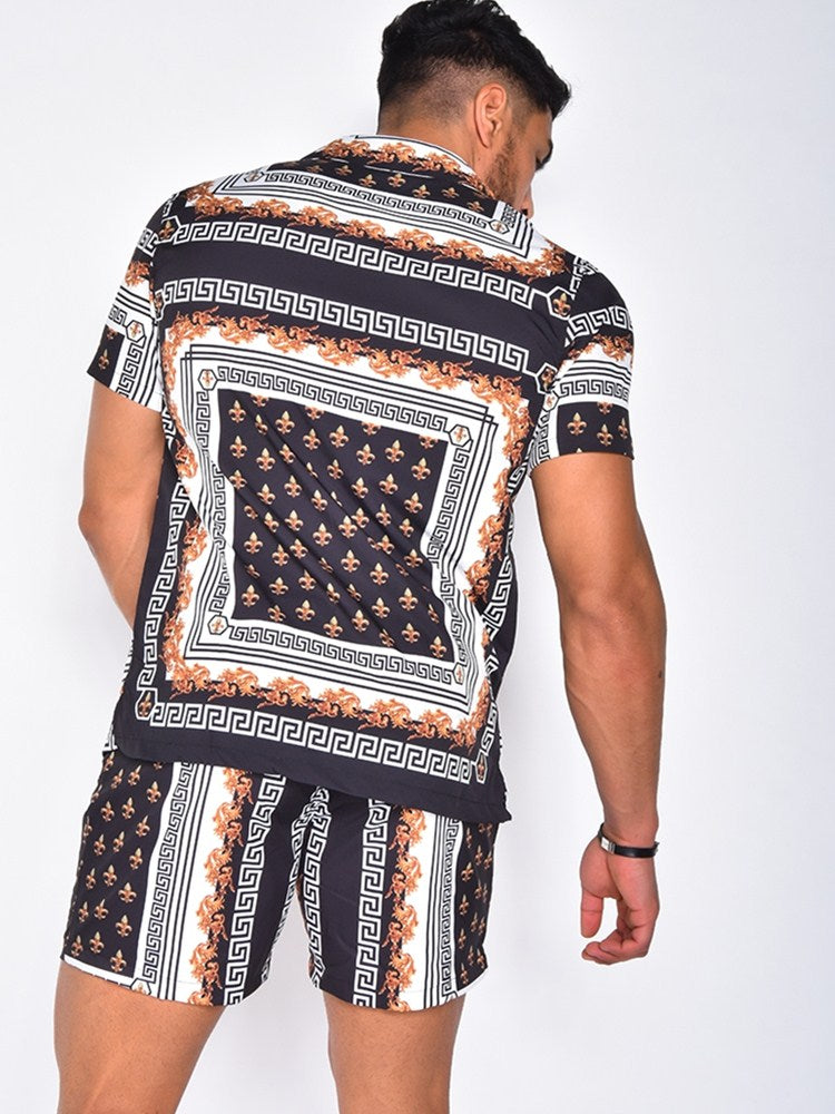 Mens Two Piece Sets | Shorts And Shirt Set-Men Set-Pick NewYork