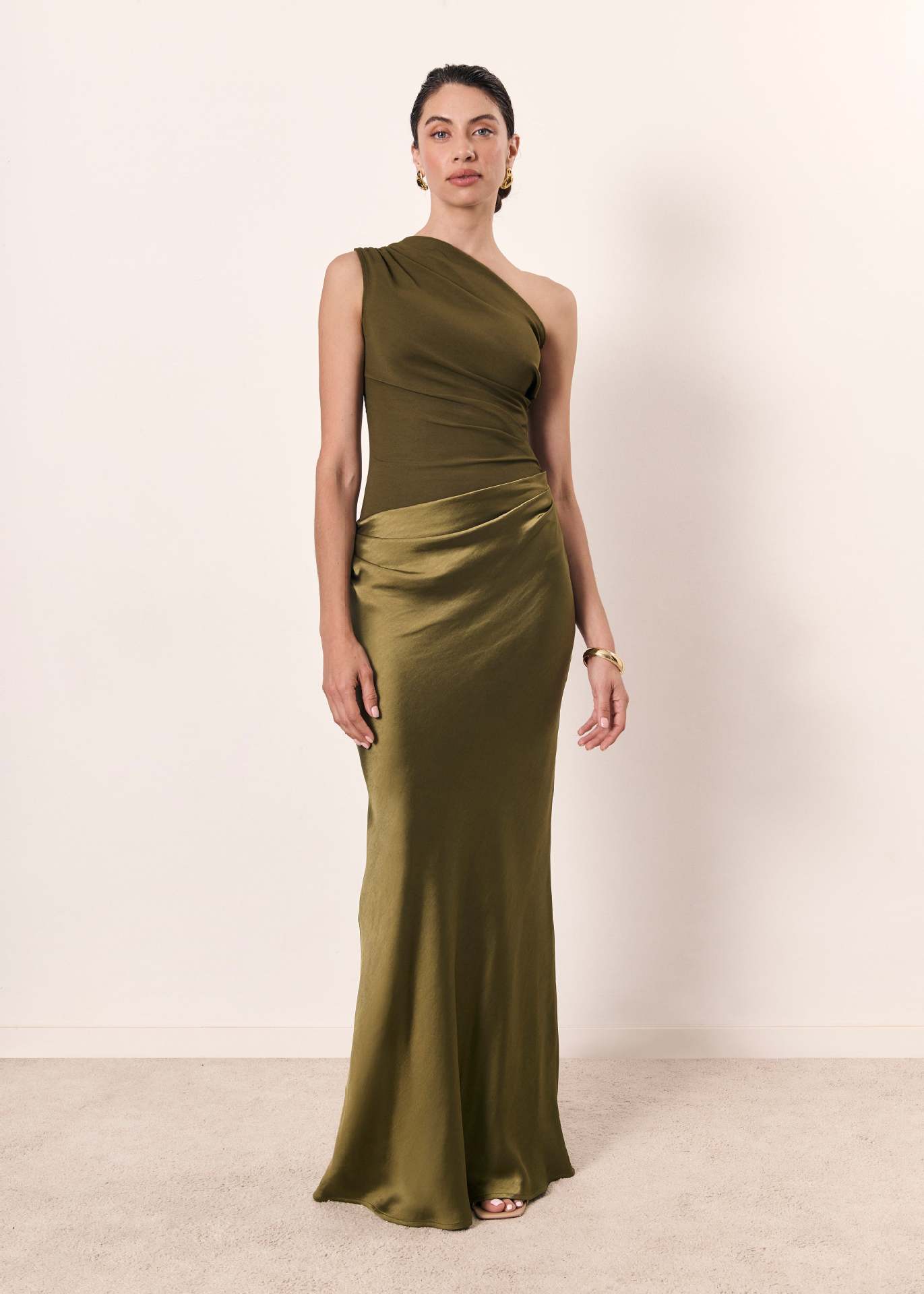 Evelyn | One Shoulder Evening Gown-Women Dress-Pick NewYork