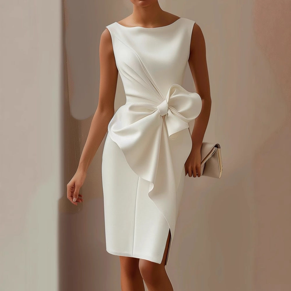 Eleanor | Women Dress With Bow-Women Dress-Pick NewYork