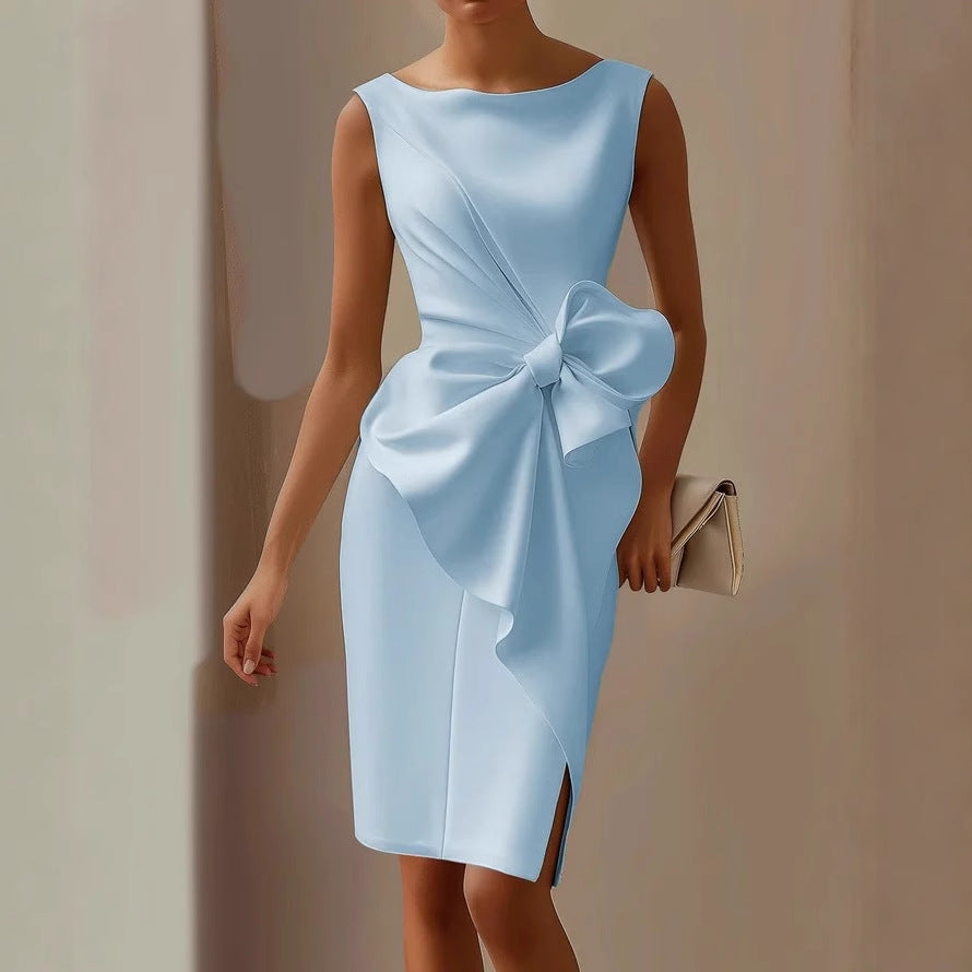 Eleanor | Women Dress With Bow-Women Dress-Pick NewYork