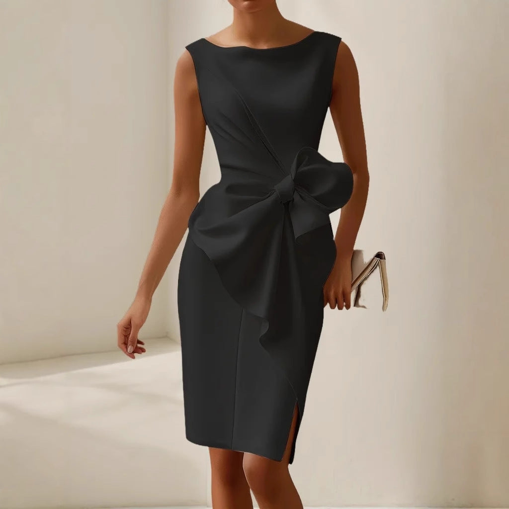 Eleanor | Women Dress With Bow-Women Dress-Pick NewYork