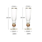 Champagne Glass | Elegant Champagne Flutes Set-Glass-Pick NewYork