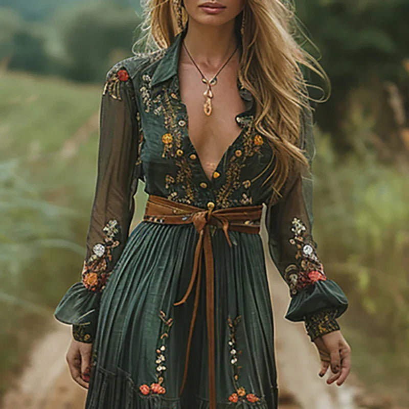 Scarlett | Boho Style Evening Gown-Women Dress-Pick NewYork