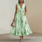 Amelia | Floral Wedding Guest Dress-Women Dress-Pick NewYork