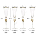 Champagne Glass | Elegant Champagne Flutes Set-Glass-Pick NewYork