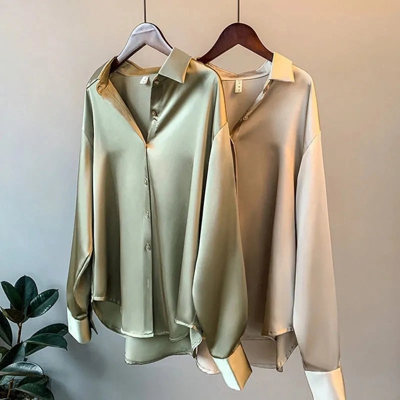 Women Blouse | Office Wear Long Sleeve Shirt-Women Blouse-Pick NewYork