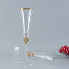 Champagne Glass | Elegant Champagne Flutes Set-Glass-Pick NewYork