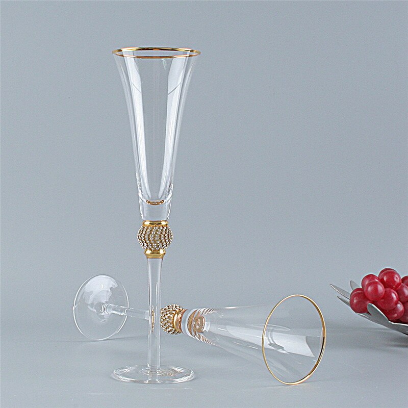Champagne Glass | Elegant Champagne Flutes Set-Glass-Pick NewYork