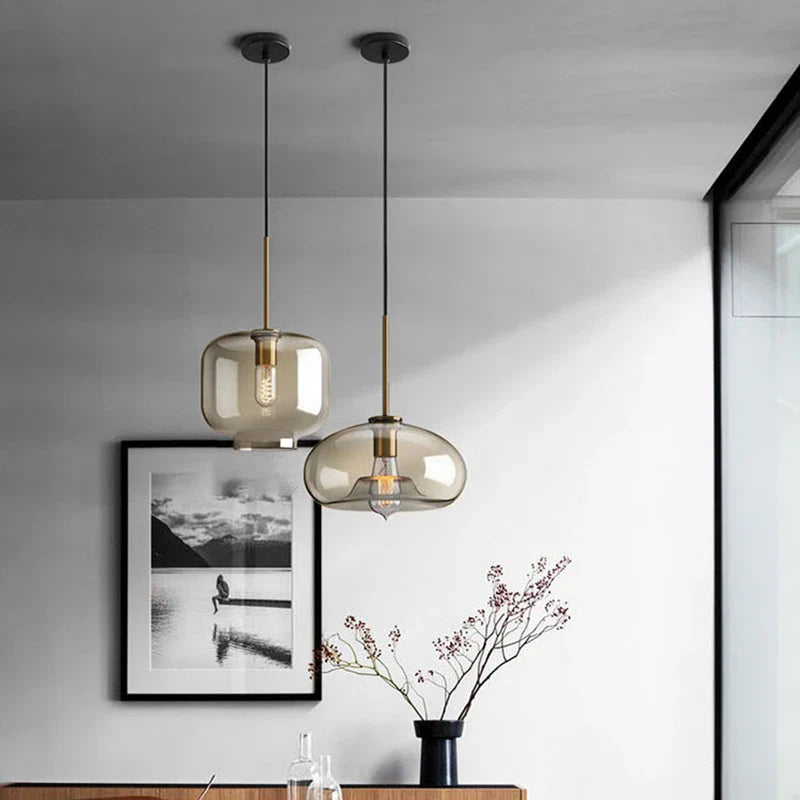 Ceiling Light | Glass Globe Pendant Fixture-Ceiling Light-Pick NewYork